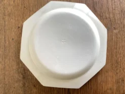 Assiettes octogonales Montereau directoire 1810 grisaille néoclassique