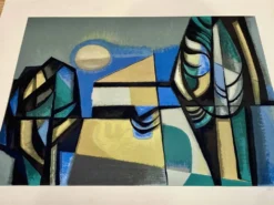 Authentique lithographie signée.