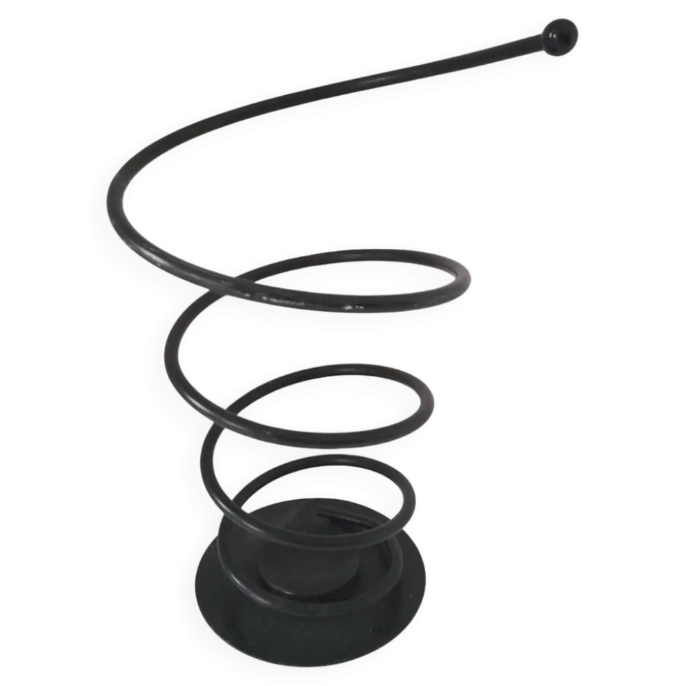 Bac porte-parapluie spirale métallique