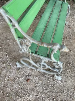 Banc ancien de style Coalbrookdale