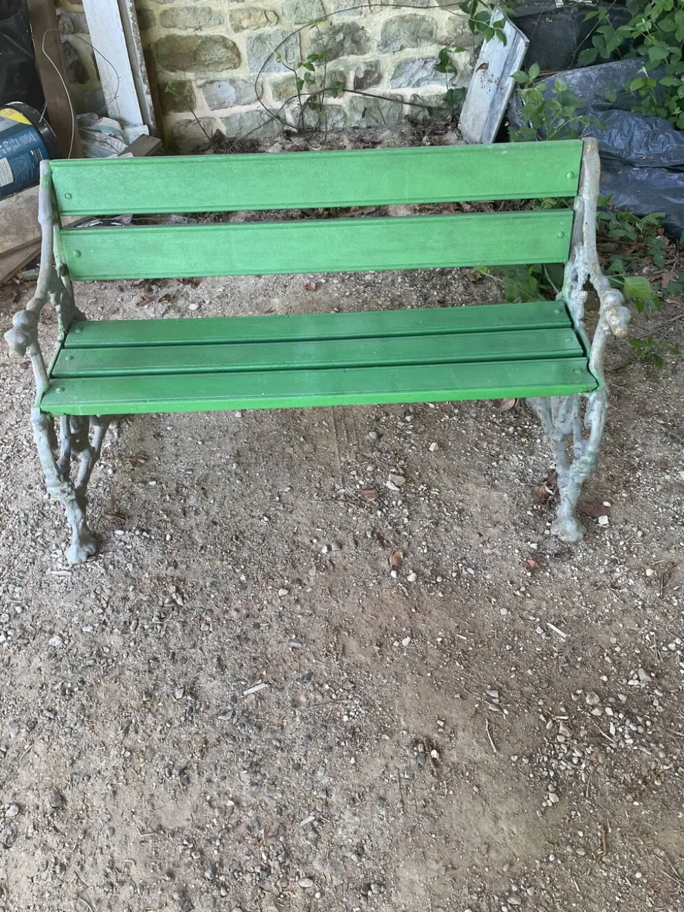 Banc ancien de style Coalbrookdale