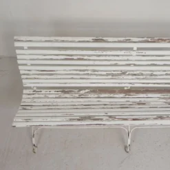 Banc de jardin, banc à lattes, pliant, 2 mètres de long, années 1930