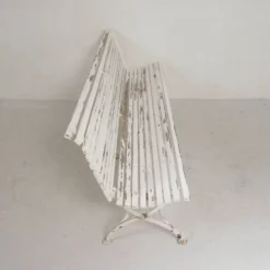 Banc de jardin, banc à lattes, pliant, 2 mètres de long, années 1930
