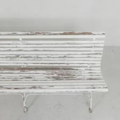 Banc de jardin, banc à lattes, pliant, 2 mètres de long, années 1930