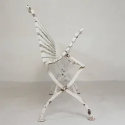 Banc de jardin, banc à lattes, pliant, 2 mètres de long, années 1930