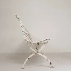 Banc de jardin, banc à lattes, pliant, 2 mètres de long, années 1930