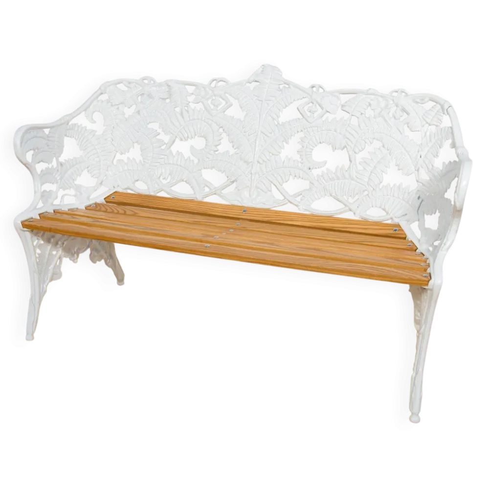 Banc de jardin Coalbrookdale de style victorien, Royaume-Uni, années 1950