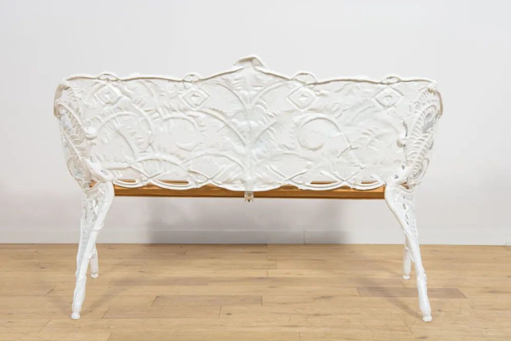 Banc de jardin Coalbrookdale de style victorien, Royaume-Uni, années 1950
