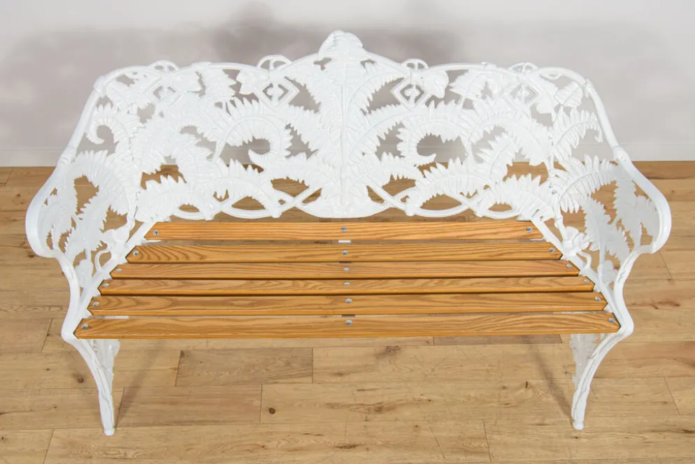 Banc de jardin Coalbrookdale de style victorien, Royaume-Uni, années 1950