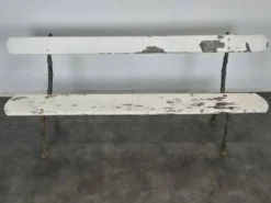 Banc de jardin en fonte modèle branche d'arbre