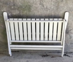 Banc de jardin pliable en bois - vintage 1960