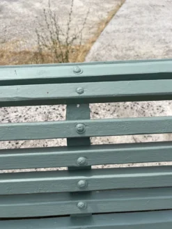 Banc fonte et bois