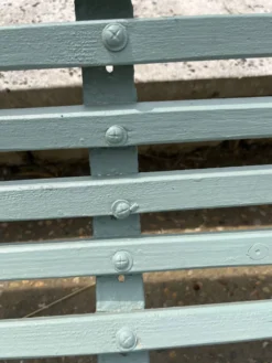 Banc fonte et bois