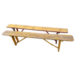 Bancs pliants de brasserie