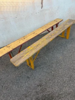 Bancs pliants de brasserie