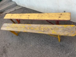 Bancs pliants de brasserie