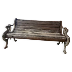 banc style colonial ancien