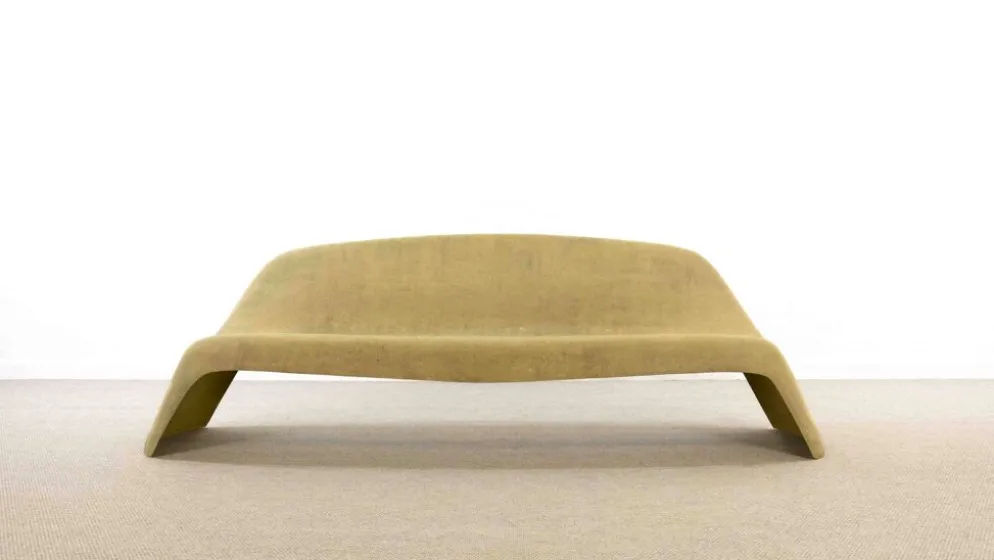 Banquette de jardin par walter papst pour wilkhahn 1964