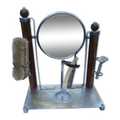 Barbière ensemble miroir de barbier et set de rasage