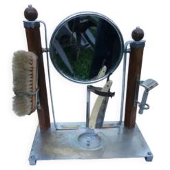 Barbière ensemble miroir de barbier et set de rasage