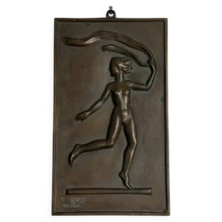 Bas-relief en bronze de David Jahrl