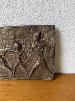 Bas-relief en bronze, milieu XXème