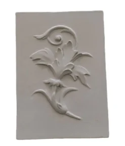 Bas-relief en plâtre feuille d’acanthe – style baroque