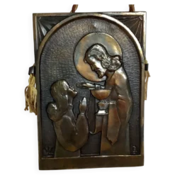 Bas relief la communion objet religieux