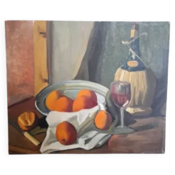 Beau tableau nature morte aux fruits
