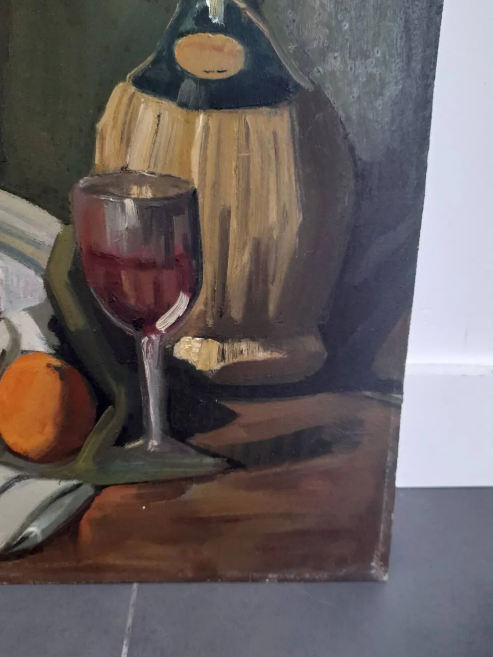 Beau tableau nature morte aux fruits