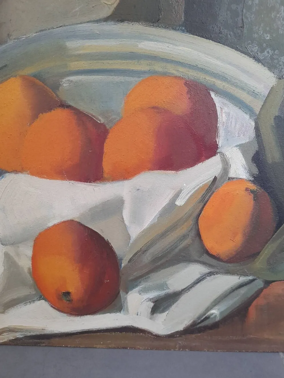 Beau tableau nature morte aux fruits