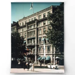 Beaux-arts Hôtel Kamp, Helsinki, 1930 avec bordure blanche, édition limitée, trouvaille rare en couleur d'origine