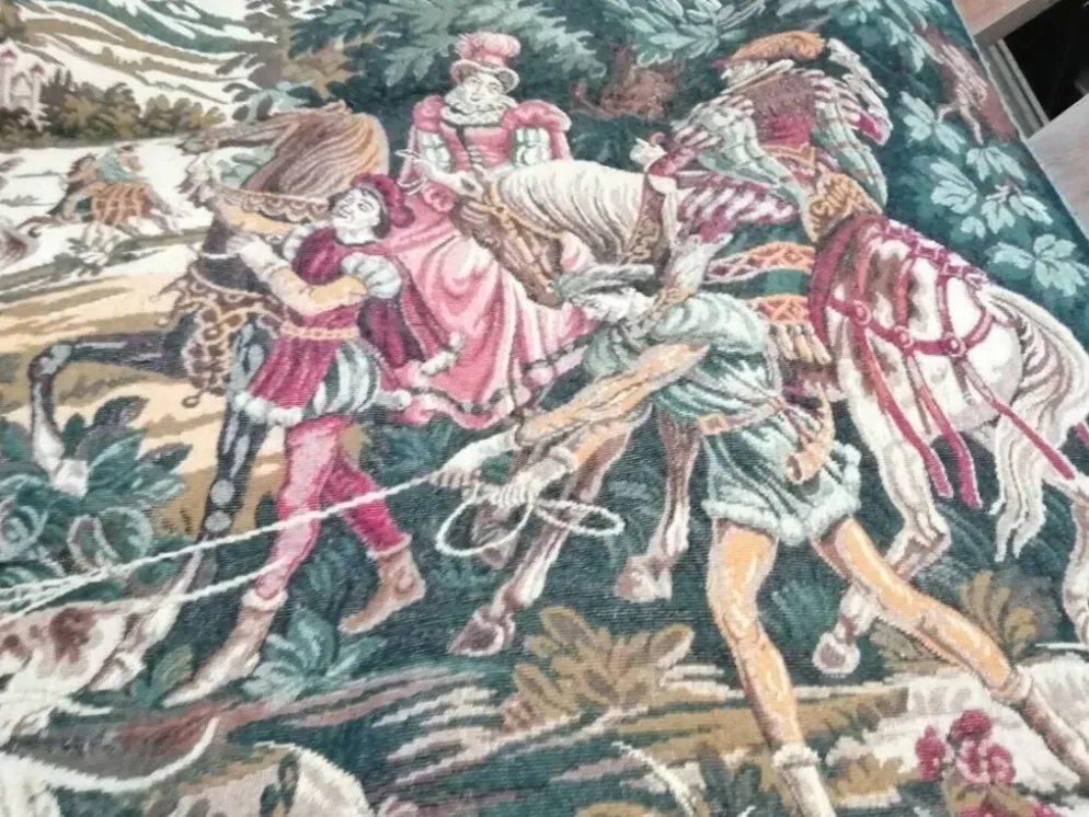Belle tapisserie jacquard de chasse de Bobyrug