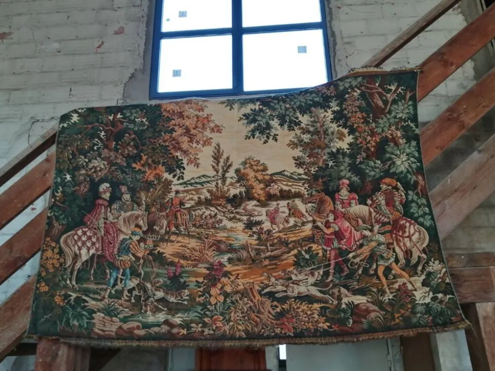 Belle tapisserie jacquard de chasse de Bobyrug