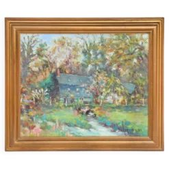 Bernard delettre (1937) huile sur toile paysage
