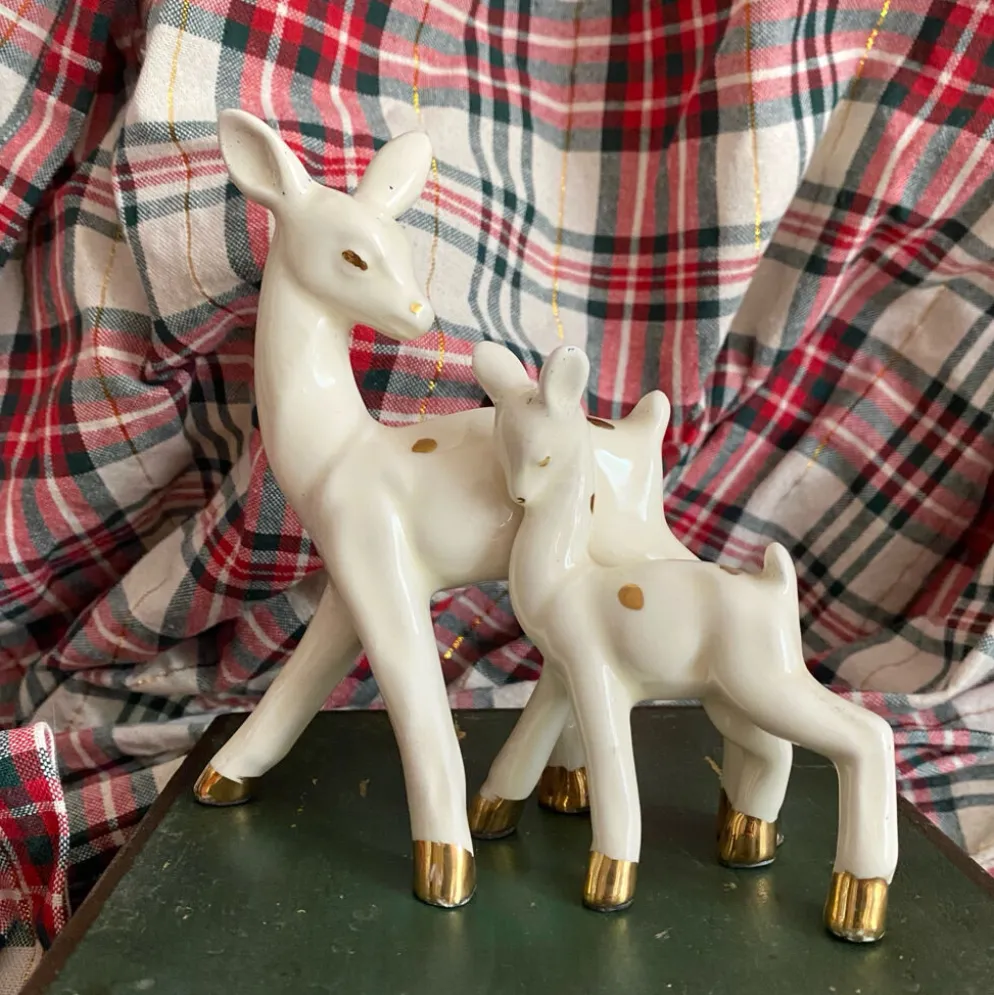 Biche en ceramique années 60