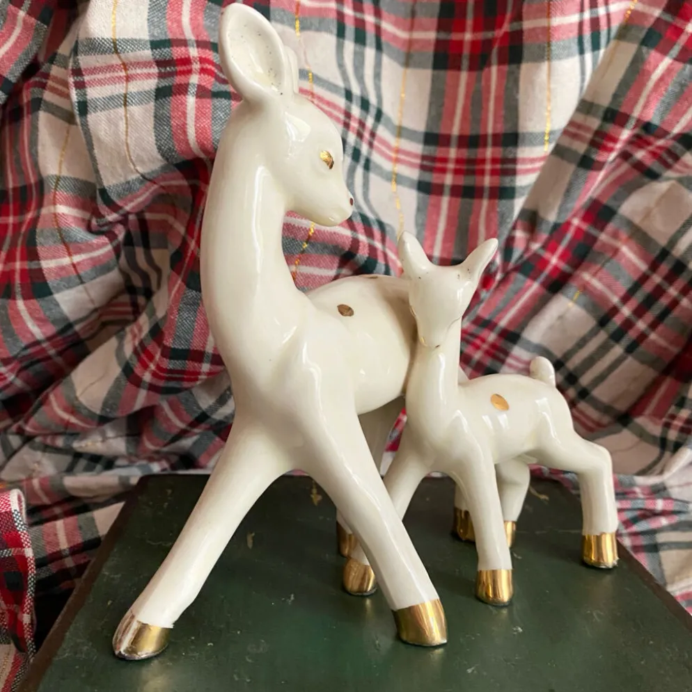 Biche en ceramique années 60