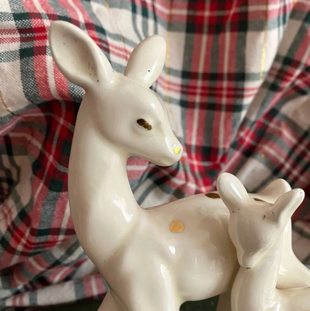 Biche en ceramique années 60