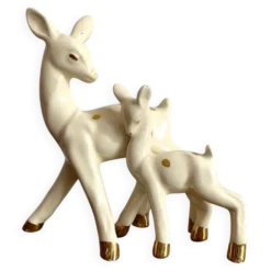 Biche en ceramique années 60