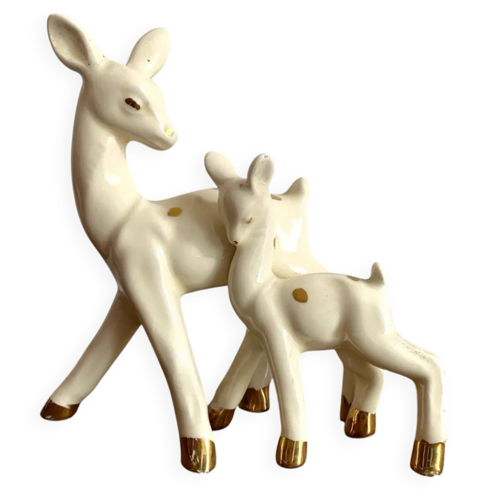 Biche en ceramique années 60