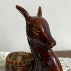 Biche en ceramique années 50-60