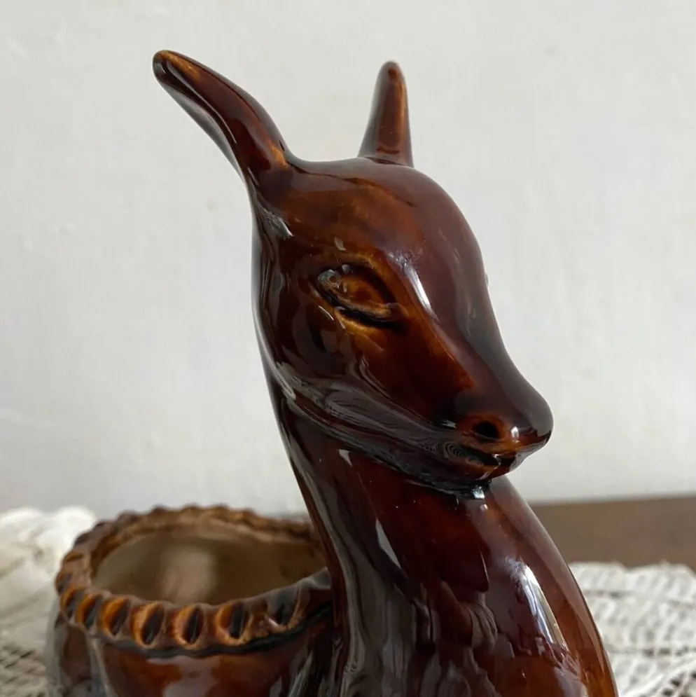 Biche en ceramique années 50-60