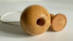 Bilboquet vintage bois massif