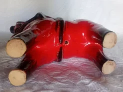Bitossi - Aldo Londi - Cheval romain rouge - céramique émaillée