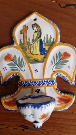 Bénitier faience Quimper