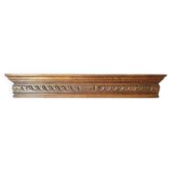 Boiserie fronton relief sculpté ornementation XIXe