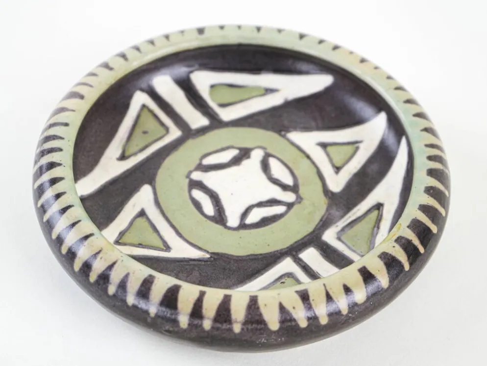 Bol en céramique, design danois, années 1960, fabriqué au Danemark