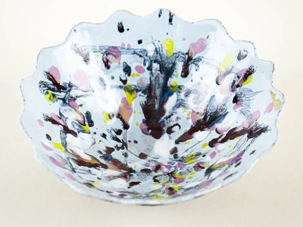Bol en céramique, design danois, années 1970, fabriqué au Danemark