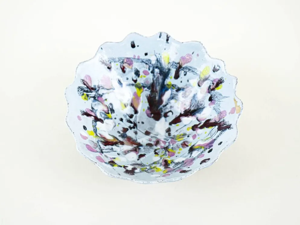 Bol en céramique, design danois, années 1970, fabriqué au Danemark