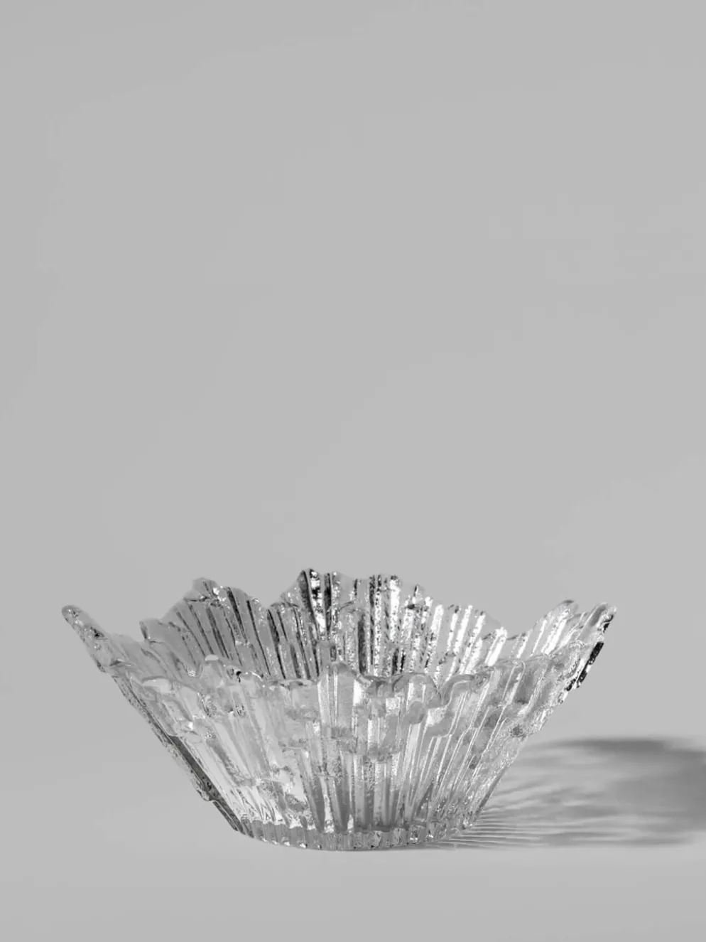Bol en verre à glace "Revoltunet" de Tapio Wirkkala, années 1970, Finlande